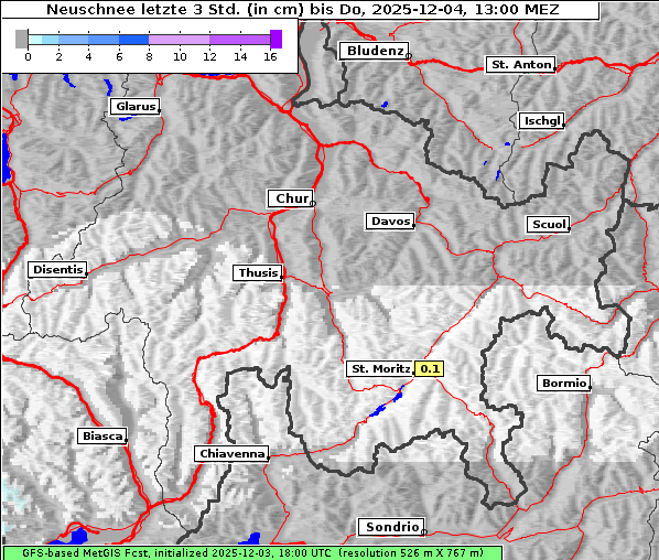 Neuschnee, 4. 12. 2025