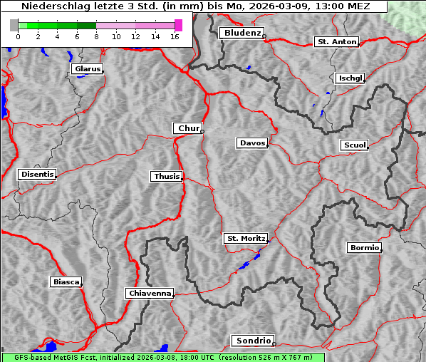 Niederschlag, 9. 3. 2026