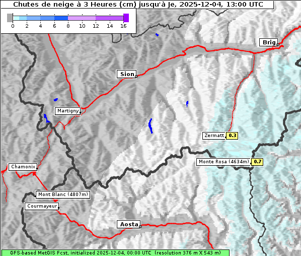 Neuschnee, 4. 12. 2025