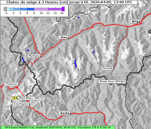 Neuschnee, 5. 4. 2026