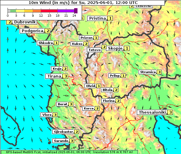 Wind, 1. 6. 2025