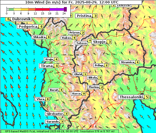 Wind, 29. 8. 2025