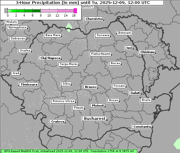 Niederschlag, 9. 12. 2025