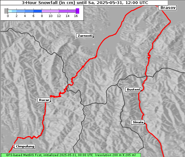 Neuschnee, 31. 5. 2025