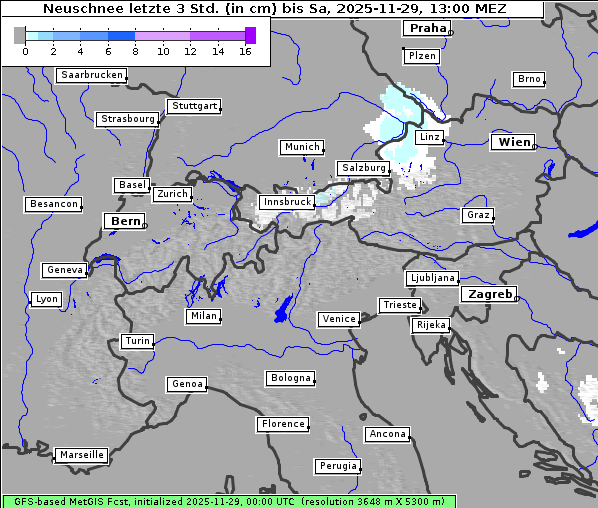 Neuschnee, 29. 11. 2025