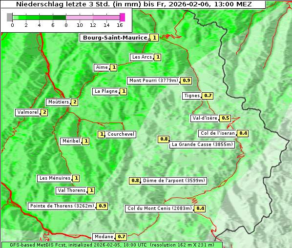 Niederschlag, 6. 2. 2026