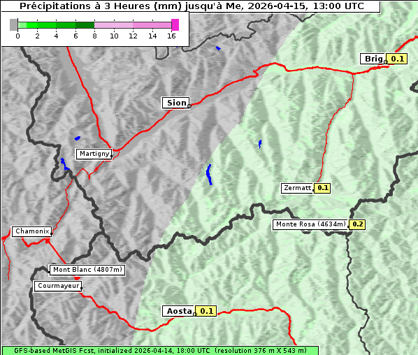 Niederschlag, 15. 4. 2026