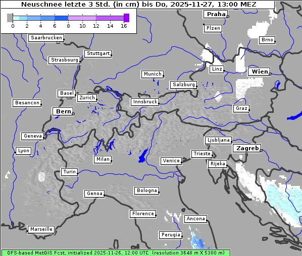 Neuschnee, 27. 11. 2025