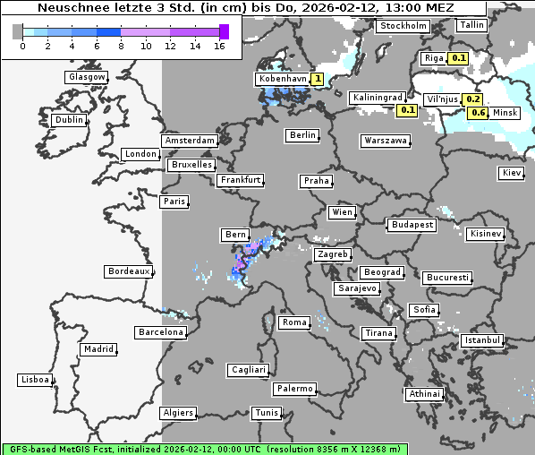 Neuschnee, 12. 2. 2026