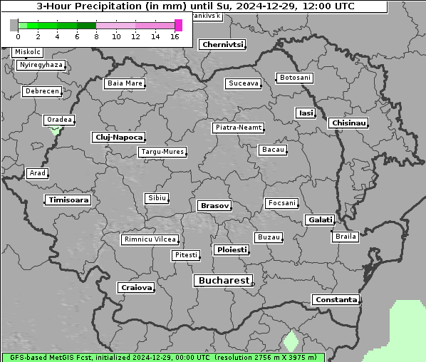 Niederschlag, 29. 12. 2024