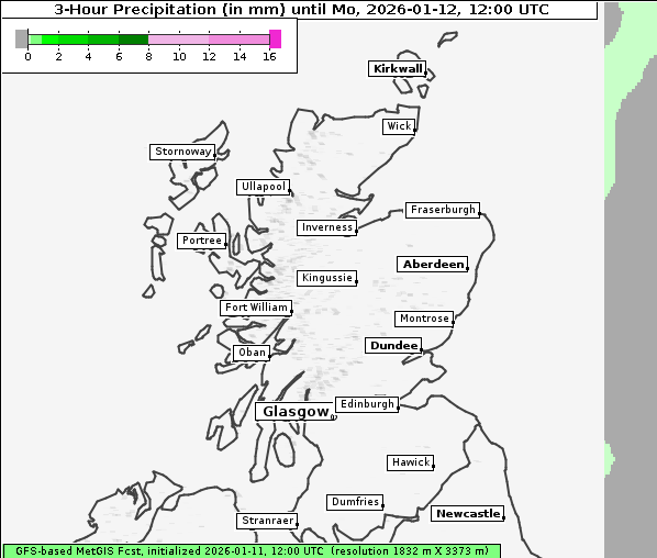 Niederschlag, 12. 1. 2026