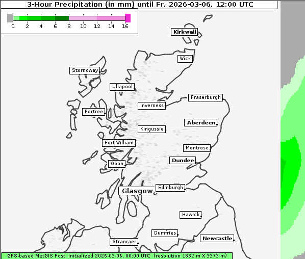 Niederschlag, 6. 3. 2026