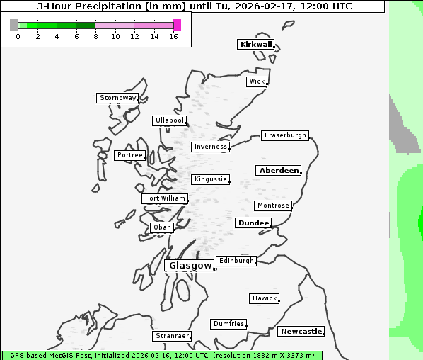 Niederschlag, 17. 2. 2026