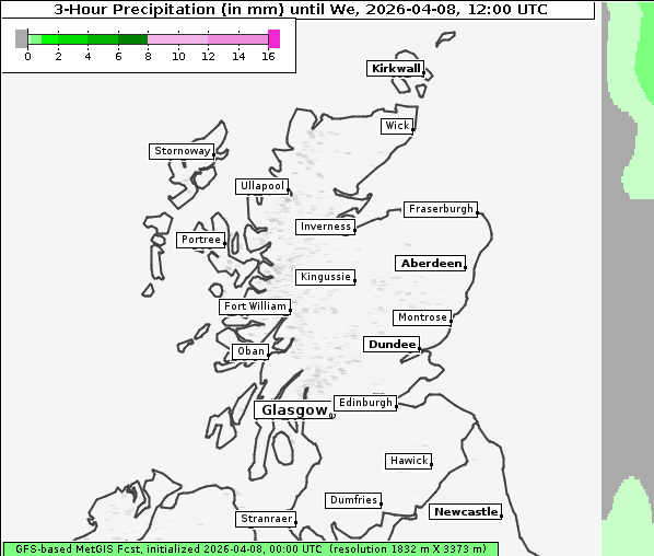 Niederschlag, 8. 4. 2026