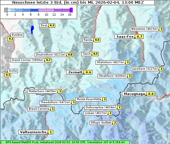 Neuschnee, 4. 2. 2026