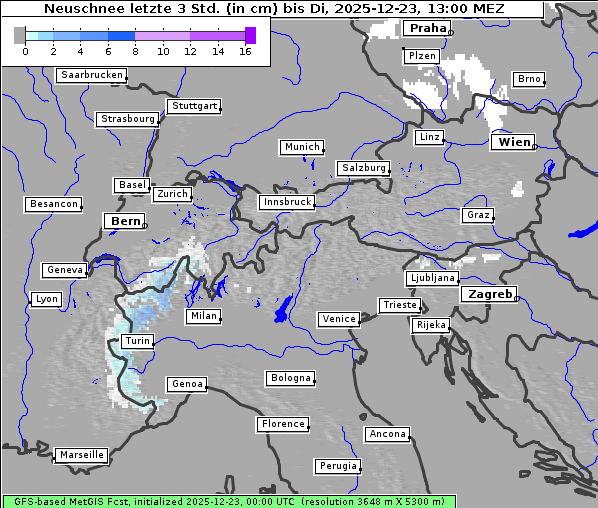 Neuschnee, 23. 12. 2025