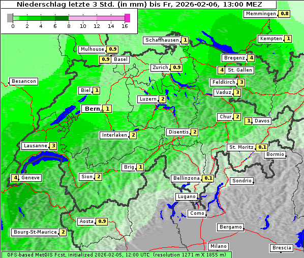 Niederschlag, 6. 2. 2026