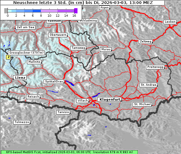 Neuschnee, 3. 3. 2026
