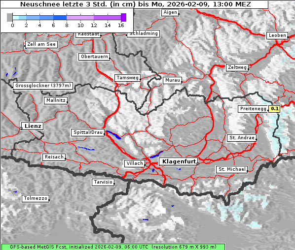 Neuschnee, 9. 2. 2026