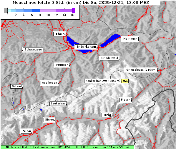 Neuschnee, 21. 12. 2025