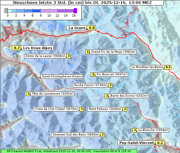 Neuschnee, 16. 12. 2025