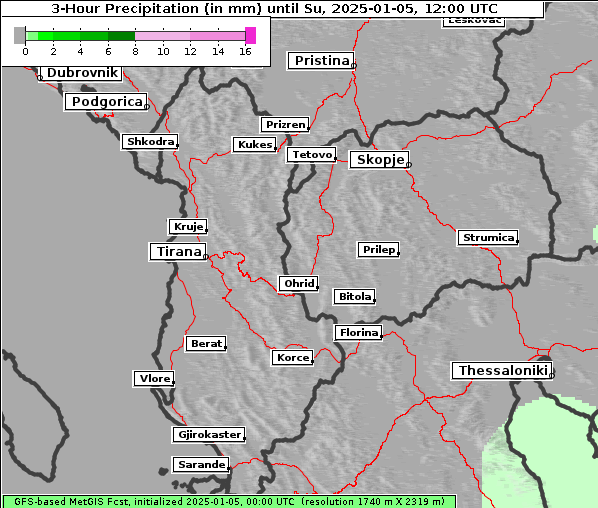 Niederschlag, 5. 1. 2025