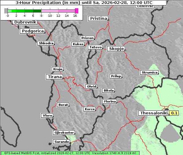 Niederschlag, 28. 2. 2026