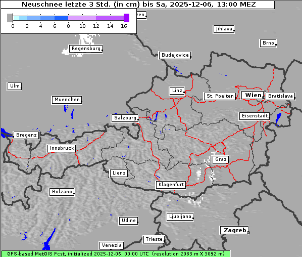 Neuschnee, 6. 12. 2025