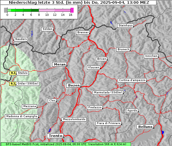 Niederschlag, 4. 9. 2025