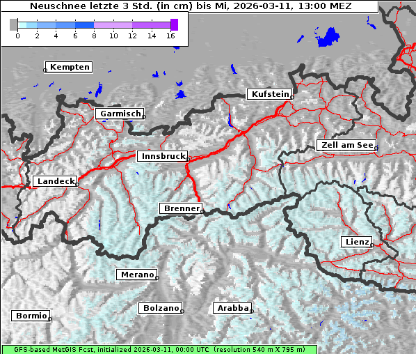 Neuschnee, 11. 3. 2026