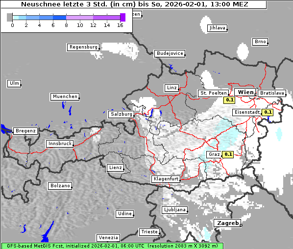 Neuschnee, 1. 2. 2026