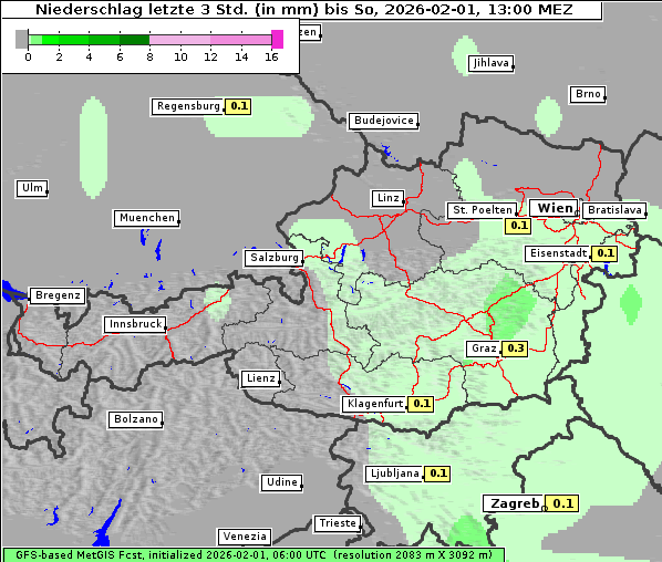 Niederschlag, 1. 2. 2026