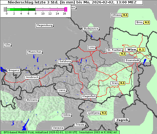 Niederschlag, 2. 2. 2026