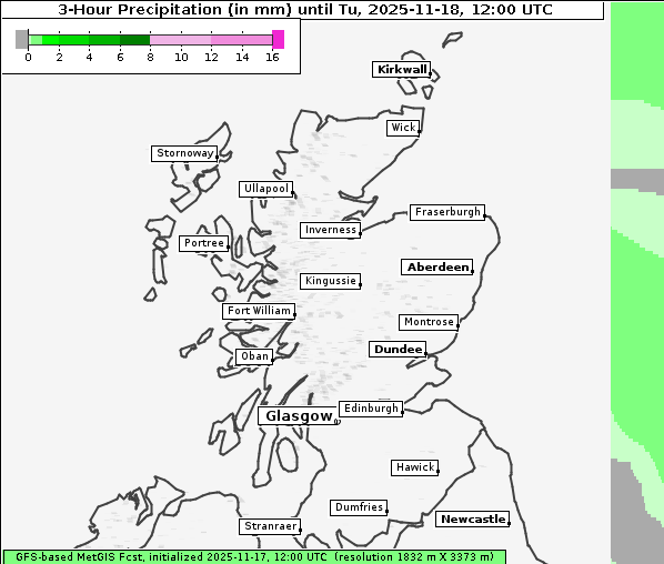 Niederschlag, 18. 11. 2025