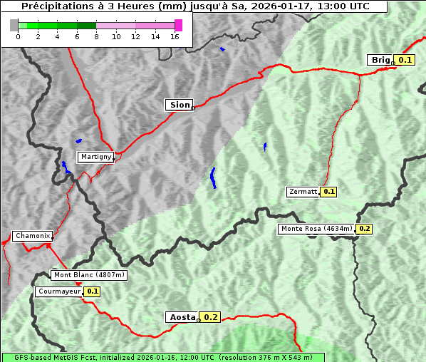 Niederschlag, 17. 1. 2026