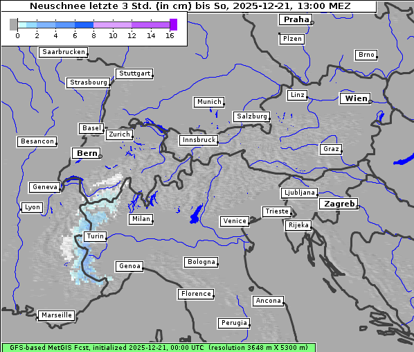 Neuschnee, 21. 12. 2025