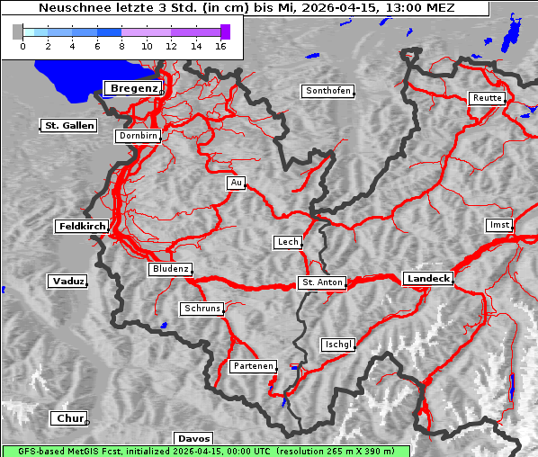 Neuschnee, 15. 4. 2026