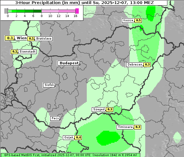 Niederschlag, 7. 12. 2025