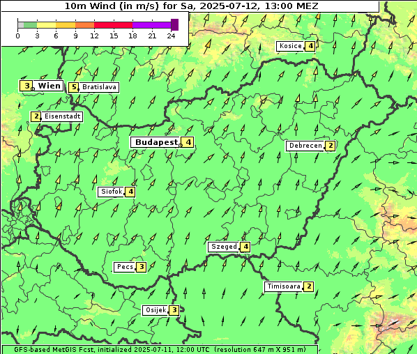 Wind, 12. 7. 2025