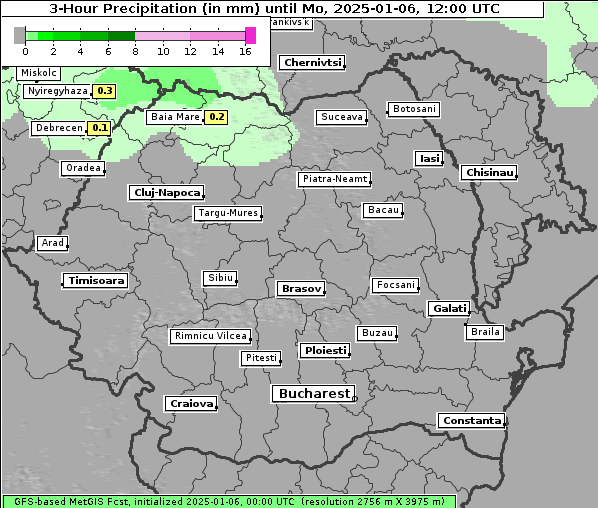 Niederschlag, 6. 1. 2025