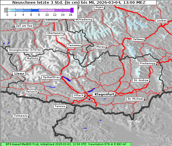 Neuschnee, 4. 3. 2026