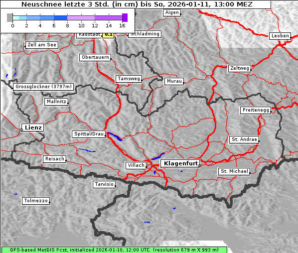 Neuschnee, 11. 1. 2026