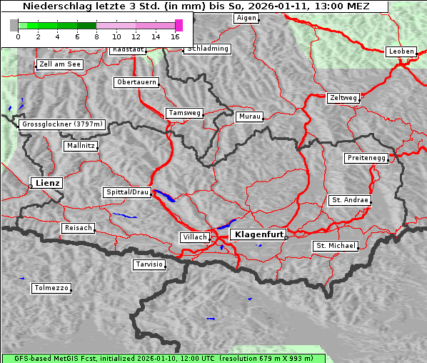 Niederschlag, 11. 1. 2026