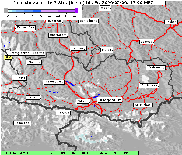 Neuschnee, 6. 2. 2026