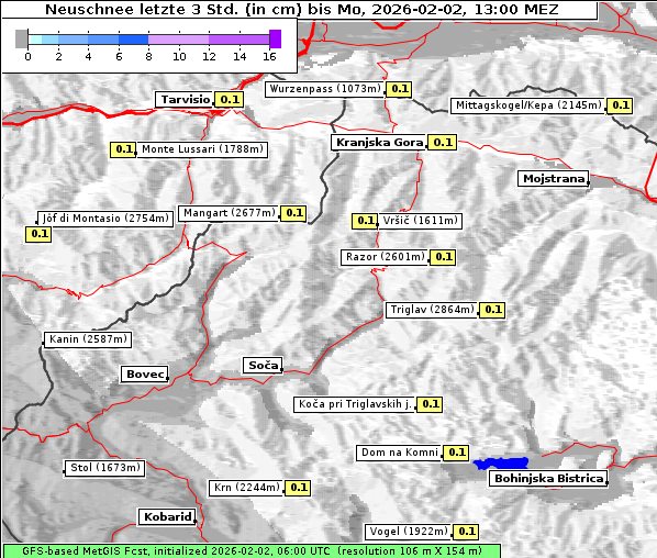 Neuschnee, 2. 2. 2026