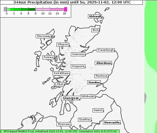 Niederschlag, 2. 11. 2025
