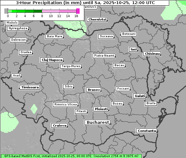 Niederschlag, 25. 10. 2025