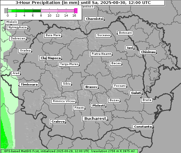Niederschlag, 30. 8. 2025