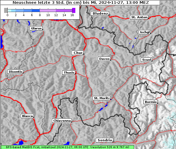 Neuschnee, 27. 11. 2024