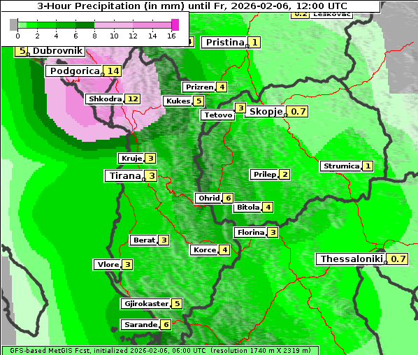 Niederschlag, 6. 2. 2026
